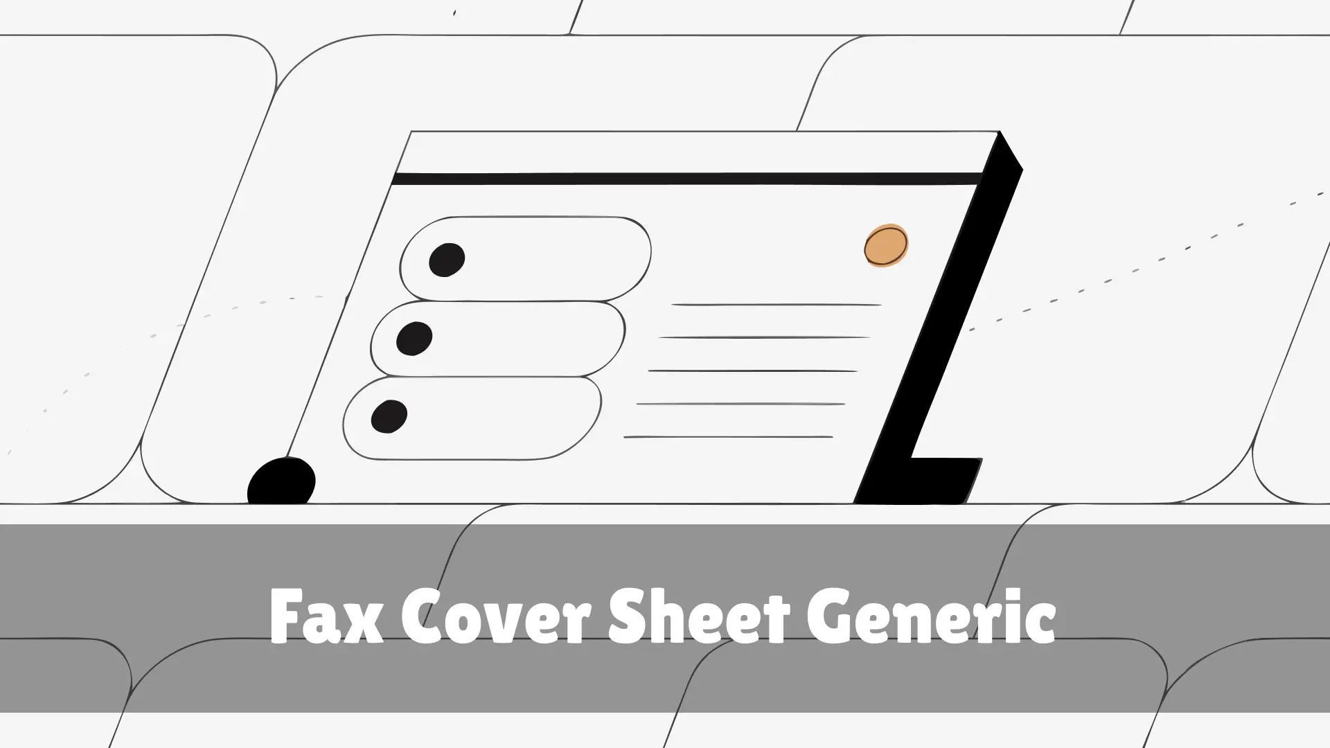 Fax Cover Sheet Generic